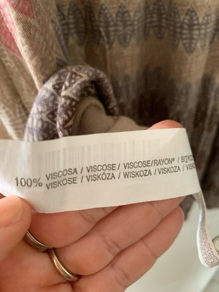 Vestido Bershka Talla M Estampado