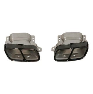 Cola De Escape Mercedes W176/W117 look A45 Black