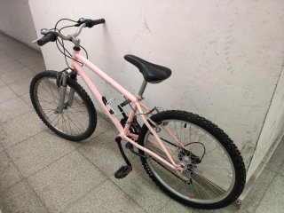 Bicicleta infantil rosa