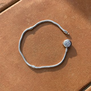 Pulsera Cadena Serpiente Cierre Brillante