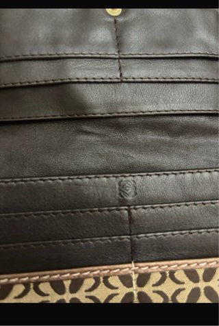 Cartera Loewe Monogram Marrón Auténtica