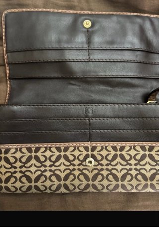 Cartera Loewe Monogram Marrón Auténtica
