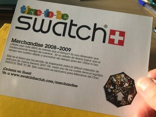 Postal Swatch Vintage Time to Be 2008-2009