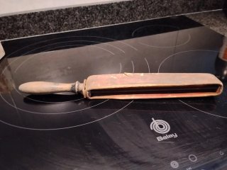Afilador Navaja Afeitar Antigua Madera