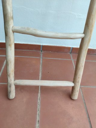 Scala Decorativa in Legno Rustico