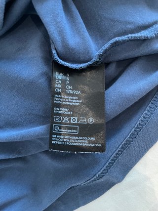 Camiseta H&M Azul Talla M