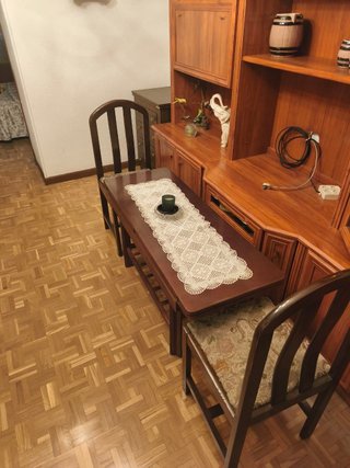 ¡-50%! Conjunto mesa y sillas vintage madera