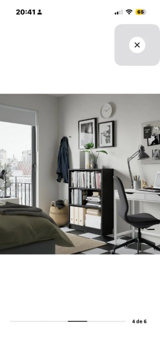 Estantería Ikea Madera Oscura