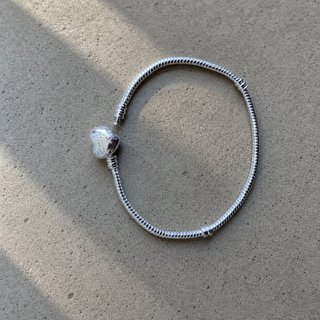 Pulsera Cadena Serpiente Corazón 'Family'