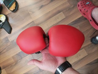 Guantes Boxeo Outshock 100 8oz Rojos