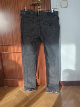 Pantalón vaquero Pull&Bear negro/gris