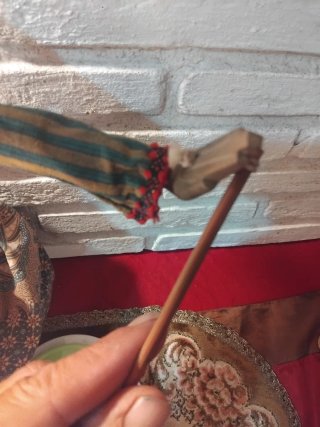Marioneta tradicional de madera
