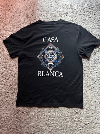 Camiseta Casa Blanca Negra Talla L.Nueva