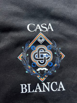 Camiseta Casa Blanca Negra Talla L.Nueva