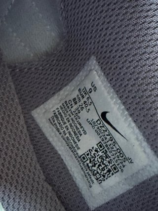 Nike Cortez Talla 40.5 Gris Blanco