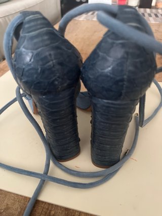 Sandalias Alexandre Birman Ante Azul T.37