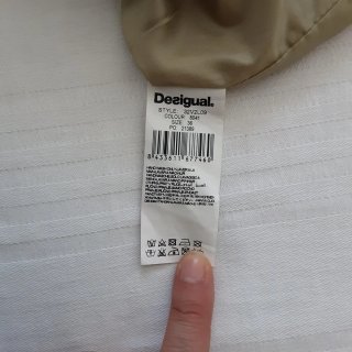 Abito Desigual floreale verde e marrone