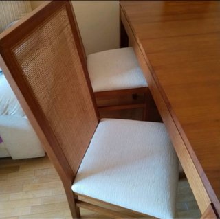 Mueble salón y mesa comedor madera