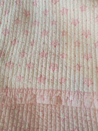 Colcha Zara Home Kids estrellas rosa