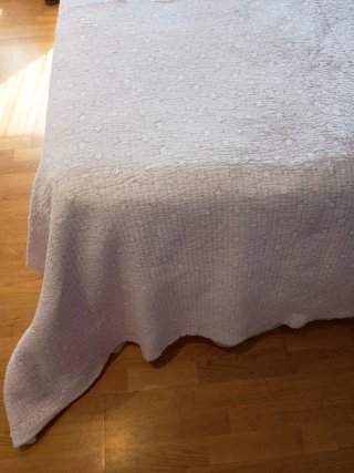 Colcha Zara Home Kids estrellas rosa