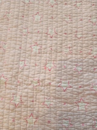 Colcha Zara Home Kids estrellas rosa
