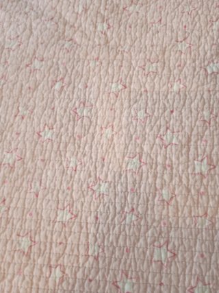 Colcha Zara Home Kids estrellas rosa