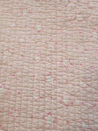Colcha Zara Home Kids estrellas rosa