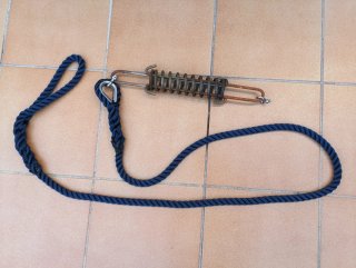 Muelles de amarre para barco, 2 de 50cm, 10 mm