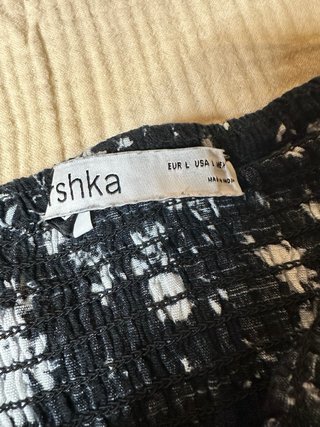 Bershka Falda Pantalón Estampado Floral Talla L