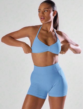Top deportivo Musera azul
