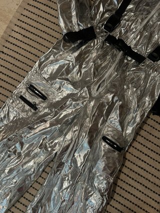 Disfraz Astronauta Cromado Mujer Talla M