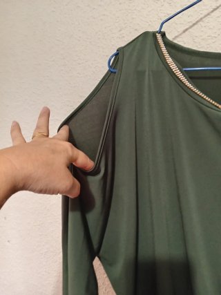 Blusa verde mujer
