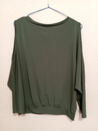 Blusa verde mujer
