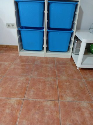 Mueble Cajonera Ikea Azul Plástico Tengo 2 unidad