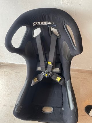 Baquet Sparco Negro con Arneses OMP