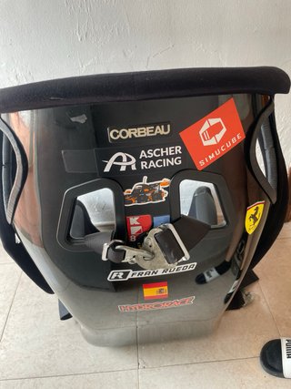 Baquet Sparco Negro con Arneses OMP