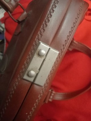 Bolso Vintage Marrón Estilo Bolera 60s