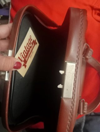 Bolso Vintage Marrón Estilo Bolera 60s