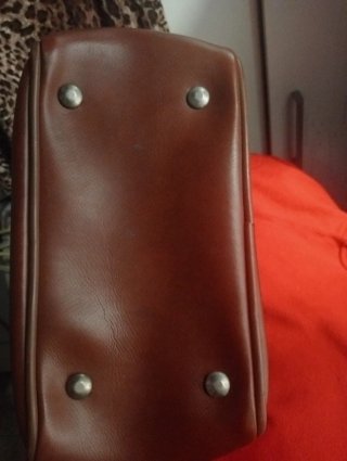 Bolso Vintage Marrón Estilo Bolera 60s