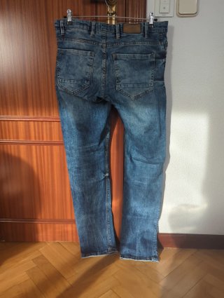 Pantalón vaquero azul Pull&Bear