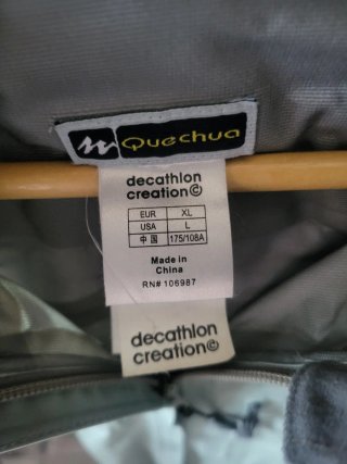 Cortavientos Quechua Decathlon Verde