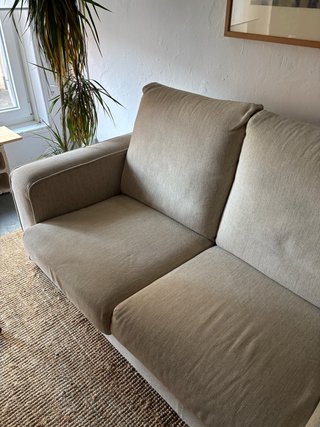 Sofá de 3 plazas beige