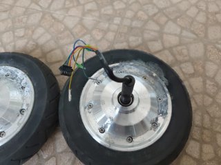 Ruedas patinete con motor
