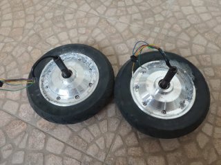 Ruedas patinete con motor