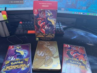 Pokémon Escarlata y Púrpura Ed. Dual Steelbook