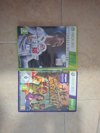 Xbox 360 Negra+Kinect+Mando+Juego  € negociable
