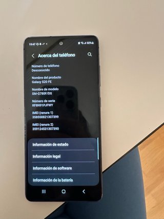 Samsung S20 FE 128GB / 6GB RAM Dual SIM