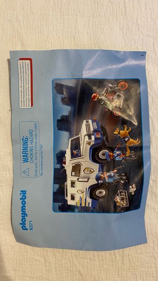 Playmobil Coche Policía con Perro y Figuras