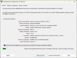 Dell i7 8GB RAM Nvidia 2GB SSD 512GB Plata