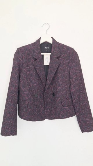 Traje Blazer y pantalon, marca NOON estampado
